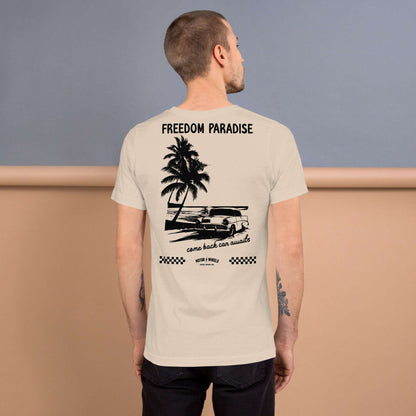 tshirt imprimé homme - freedom paradise