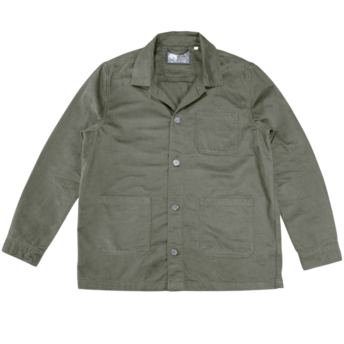 Veste atelier moleskine kaki Washed Organic Khaki – Fieldcraft Heritage 1940