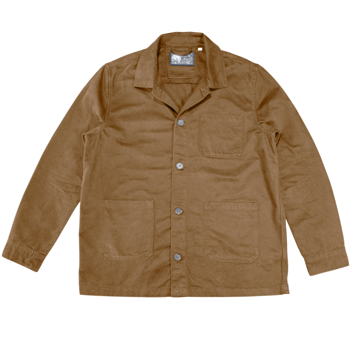 Veste atelier moleskine marron Washed Dark Camel – Peach-Skin Heritage 1940