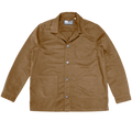 Veste atelier moleskine marron Washed Dark Camel – Peach-Skin Heritage 1940
