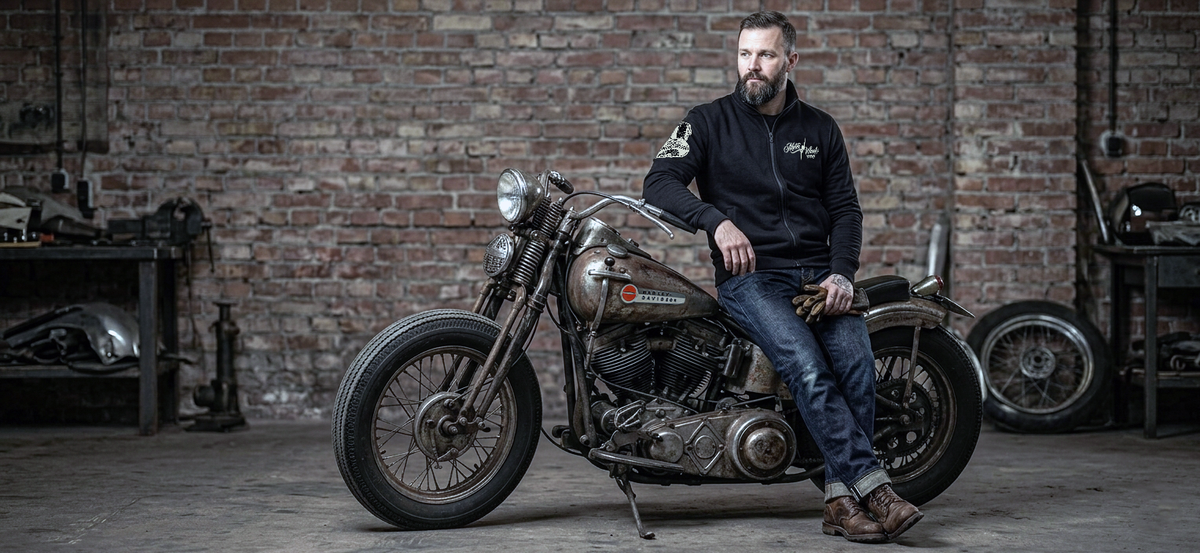 Veste Zippée "Coast to Coast" - Molleton Premium MOTOR WHEELS CLOTHING