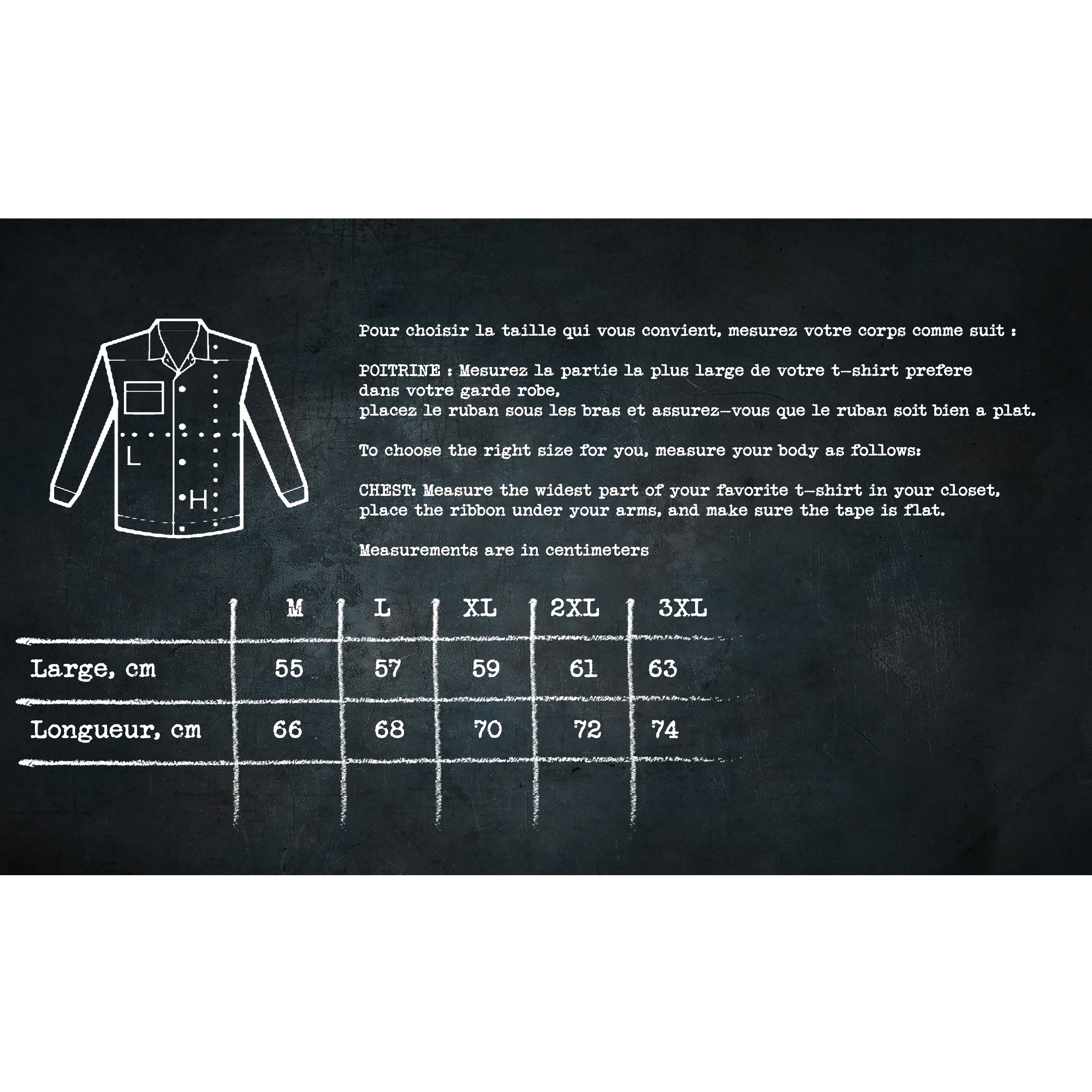 Veste de travail bleue "Dusty Ramblin’" Motor Wheels avec patch brodé, boutons-pression et style workwear vintage